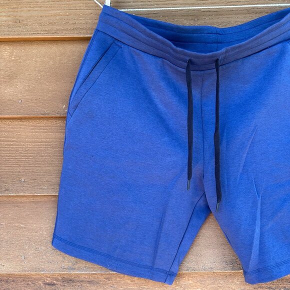 32 Degrees Cool Mens Navy Blue Sweat Shorts With Draw String Sorts Size XL - Picture 5 of 9